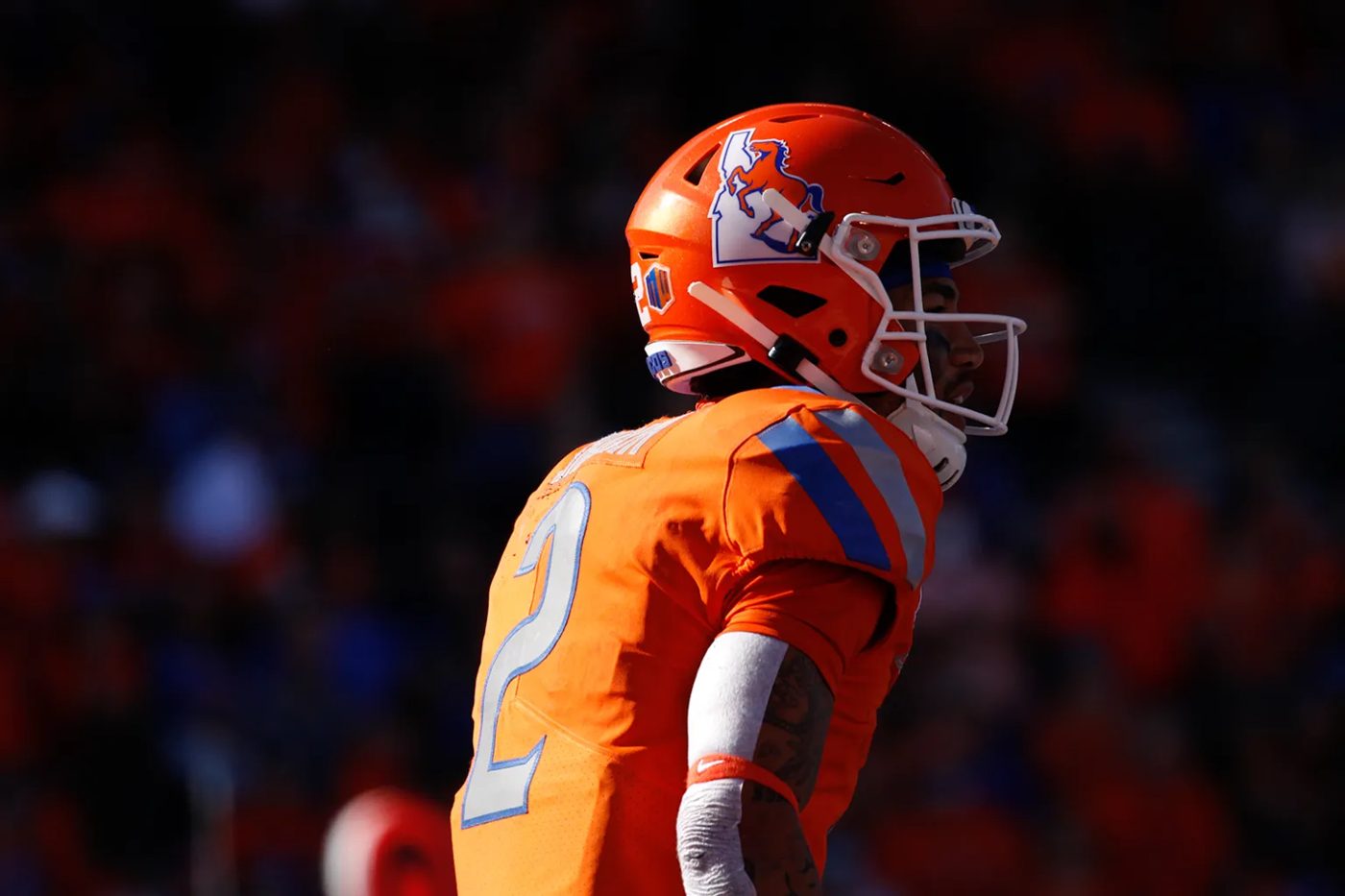 Boise State football in orange
