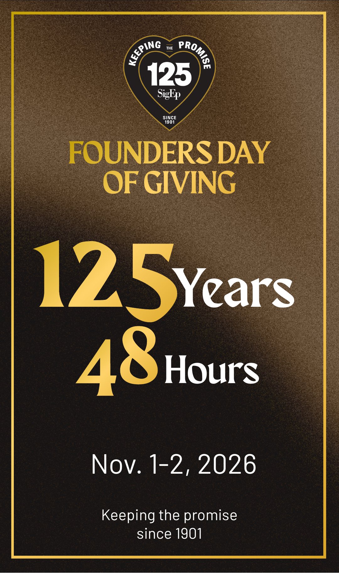 Founders Day of Giving 2026 brand brief cover