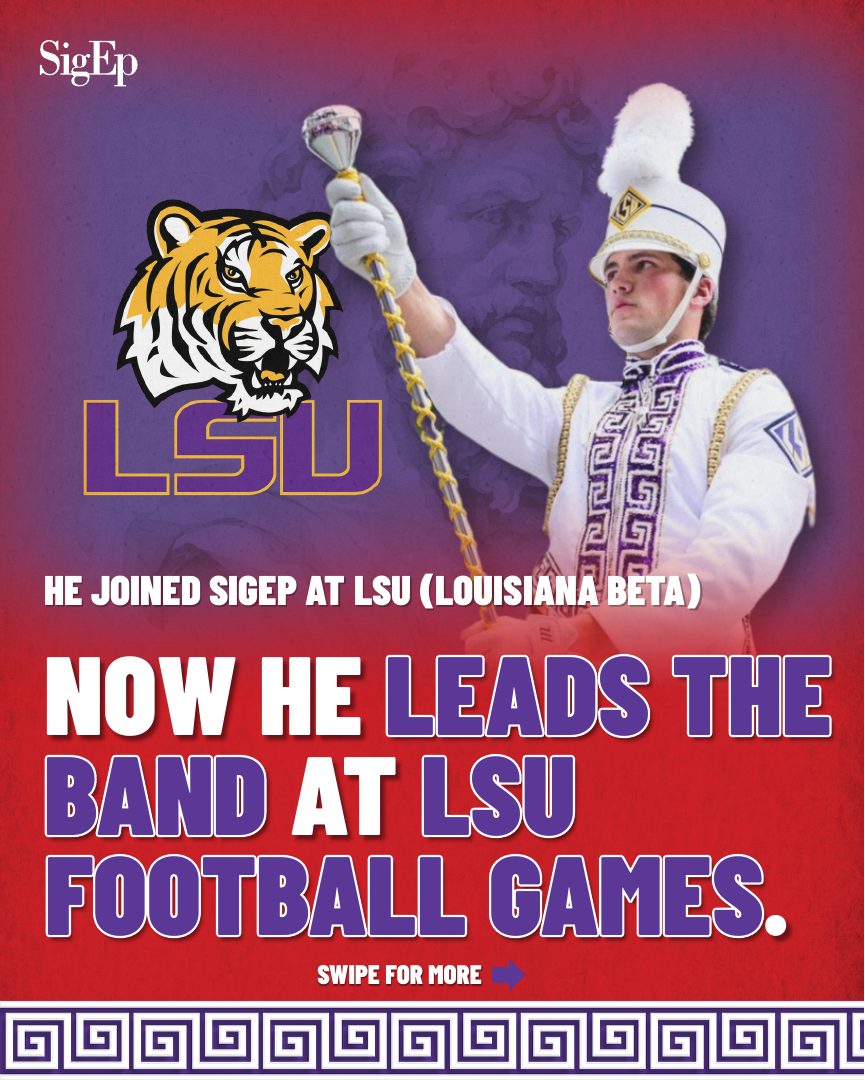 LSU band member spotlight cover